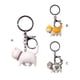 thumbnail image 5 of Llavero con colgante de bolsa de animales de dibujos animados Qarigey Adorno de recuerdo de fiesta color blanco amarillo negro, 5 of 6