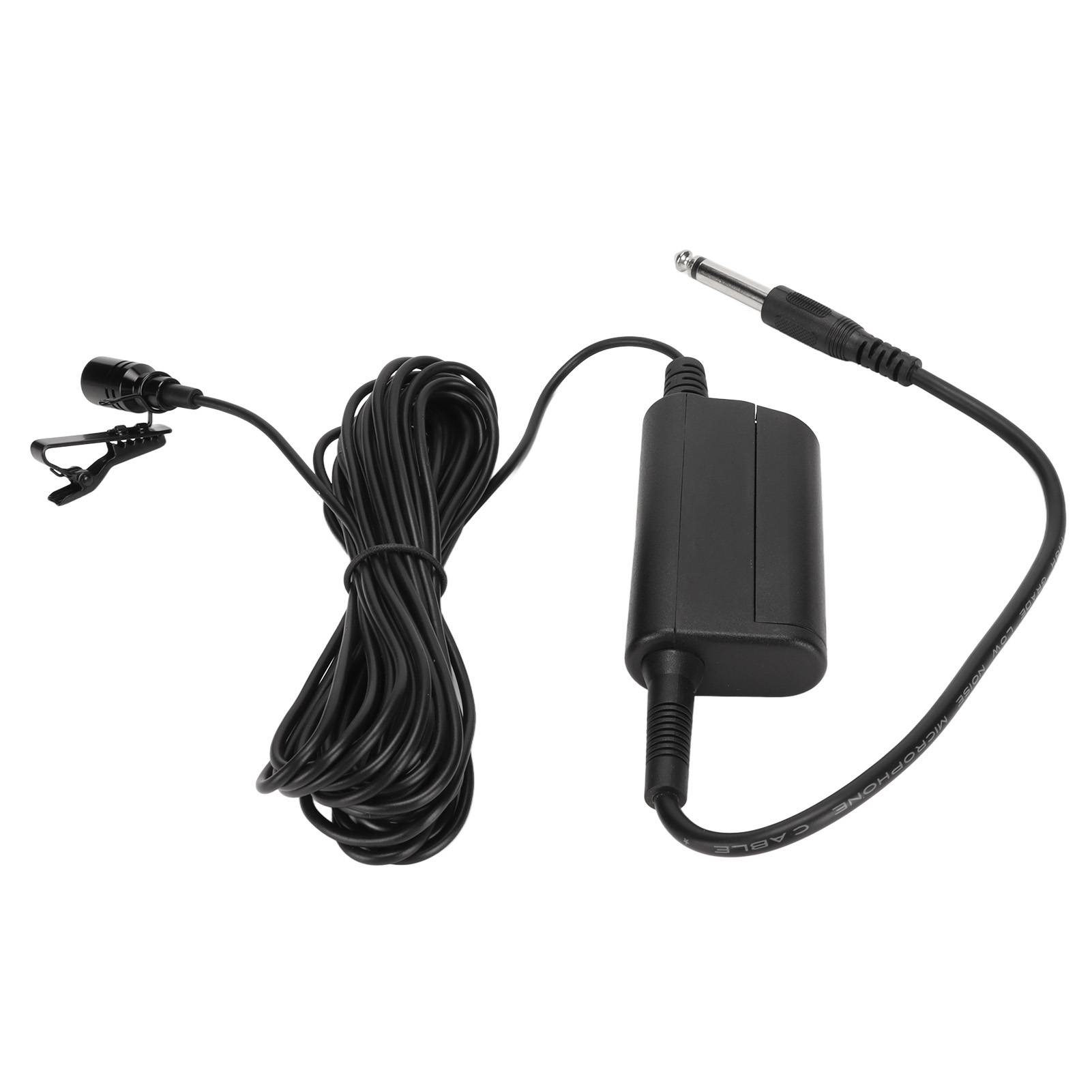 Micro Cravate Omnidirectionnel - Jack 3,5 Mm, 1,5 M, Pour PC, Smartphone, Podcast, Visio (Noir)
