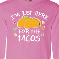 thumbnail image 4 of Inktastic Im Just Here for the Tacos Cinco De Mayo Long Sleeve T-Shirt, 4 of 5