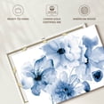 thumbnail image 6 of Elephant Stock Flowering Blue Wall Art - Horizontal Canvas Wall Art - Living Room Wall Decor - Floral And Botanical Canvas - Black And White Decor By Victoria Brown - 45" x 30", 6 of 8
