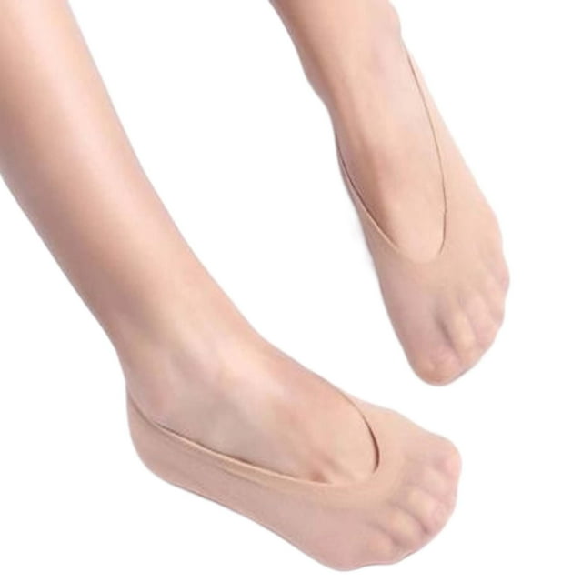 10 pares de calcetines invisibles para mujer, ultrafinos, transpirables, invisibles, antideslizantes.
