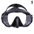 thumbnail image 1 of Adult Swimming Goggles Tempered Glass Wide View Anti-fog Snorkel Mask New, 1 of 3