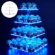 thumbnail image 2 of Cupcake acrílico con cadena de luces LED Postre para Luz fría, 2 of 8