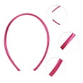 thumbnail image 2 of Unique Bargains 1 Pc Classic Elegant Fabric Fine Hairband for Women for Girls 5.31"x4.53" Wine Red, 2 of 4