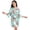 Light Green, variant on LYMAYTER Womens Satin Silk Robe Soft Lightweight Short Floral Satin Kimono Wedding Party Sleepwear M-2XL