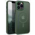 thumbnail image 1 of Funda de teléfono BENTOBEN para iPhone 13 Pro Max, color verde oscuro translúcido, 1 of 9