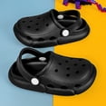 thumbnail image 2 of Gunia Toddler Clogs Lightweight Outdoor Summer Beach Play Shoes Casual Footwear Black Boy Girl Sandals, 2 of 9
