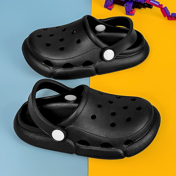 SUYIDA Girls Slippers Lightweight Breathable Comfortable Summer Beach Play Casual Footwear For Kids Outdoor Activities