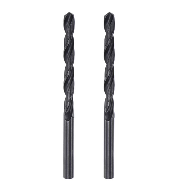 6542 Alta Velocidad Acero Recto Vástago Helicoidal Taladro, Totalmente Rectificado Negro Óxido Taladro Brocas 5,8mm Perforación Diámetro 90mm Total Longitud 2uds