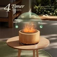 thumbnail image 5 of Noahstrong 500ml Essential Oil Diffuser, Oil Diffuser with 9 Realistic Flame Colors 4 Timer Setting & 28dB Low Noise Flame Diffuser Cool Mist Humidifier for Large Room Bedroom, 5 of 8