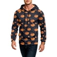 thumbnail image 6 of GrmtClth Sweatshirts for Men Halloween Cute Cartoon Ghost Pumpkin Bat Witch All Over Print Fall Transition Sweatshirt Khaki S, 6 of 8