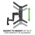 thumbnail image 4 of Sanus VuePoint Full-Motion TV Wall Mount for TVs 26"-65" up to 55 lbs – Height Adjust with Swivels, Tilts, and Extends up to 19" From the Wall, 4 of 15