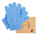 thumbnail image 1 of Bath Gloves for Shower, 1 Pair Natural Bamboo Exfoliating Washing Gloves for Body Face Both Hands (Blue), 1 of 5