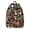 Mushroom and Basket, variant on Mushroom and Fern Black Pattern Backpack for School, Cute School Bag with Adjustable Shoulder Straps and Padded Back, 15.7"x11.8"x5.5"