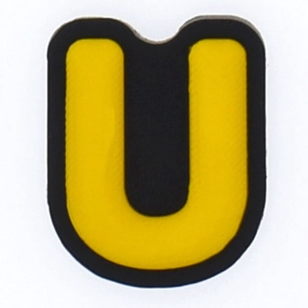 1 Uds. De abalorios de decoración de zapatos con letras a la moda, abalorios de cocodrilo de PVC, decoración para pulseras, pulseras, accesorios para zapatos jibz para niños y adultos, Francia Gao Jinjia LED