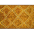 thumbnail image 1 of Ahgly Company Machine Washable Indoor Rectangle Abstract Yellow Contemporary Area Rugs, 7' x 9', 1 of 4