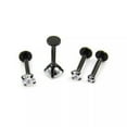 thumbnail image 5 of K-KED 1pc Girls Stainless Steel Crystal Barbell Bar Helix Tongue Ear Ring Piercing Pin-Black-1.2*6*3mm, 5 of 9