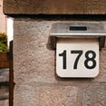 thumbnail image 5 of TOPRenddon 3.5in Metal House Numbers with Pre-drilled Holes, Metal Modern Door Garden Mailbox Apartments Outside Farm Decorative Letters Numbers, Visibility Signage, 5 of 7