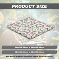thumbnail image 6 of 36 x 36 inch Square Fitted Tablecloth with Elastic Edges Sunflower Cow Print Stretchy Fabric Folding Card Table Cover for Indoor Outdoor Patio Party Decor, 6 of 6