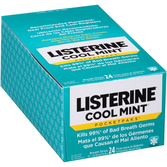 Listerine PocketPaks Cool Mint - 288 Breath Strips