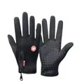 thumbnail image 2 of Guantes para hombre y mujer, cálidos, para otoño e invierno, resistentes al frío, impermeables, para montar a caballo, con pantalla táctil, protección solar, de seda de hielo, con dedos completos,, 2 of 3