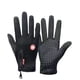 thumbnail image 2 of Guantes para hombre y mujer, cálidos, para otoño e invierno, resistentes al frío, impermeables, para montar a caballo, con pantalla táctil, protección solar, de seda de hielo, con dedos completos,, 2 of 3