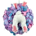 thumbnail image 1 of JHIJHOO Easter Rabbit Wreath Decor for Front Door, Easter Bunny Wreath Door Decorations Bunny Butt and Ears Wreath,Rabbit Wreath Easter Bunny Decor Outdoor Easter Decorations C, 1 of 6
