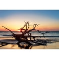 thumbnail image 3 of Hausenflock, Alan 24x17 Black Modern Framed Museum Art Print Titled - Jekyll Island Sunrise III, 3 of 5