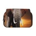thumbnail image 2 of Easygdp Elephant Sunset in Kenya para Estuche de Lápices con Tapa Flip, Suministros de Oficina y Universidad para Adolescentes y Adultos, 2 of 7