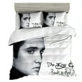 thumbnail image 2 of Elvis Presley Ensemble de Housse de Couette, Ensemble Trois Pièces, Literie, Impression 3D, Microfibre Douce, Housse de Couette - Vinsniv, 2 of 4