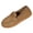Khaki, variant on Wensltd Women's Loafers Slip On Flat Shoes Suede Upper Spring Autumn Daily Soft Walking Shoes Black