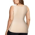 thumbnail image 4 of COMFREE Camisoles with Built in Bra for Women Plus Size Tummy Control Tank Tops Shapewear, 4 of 7