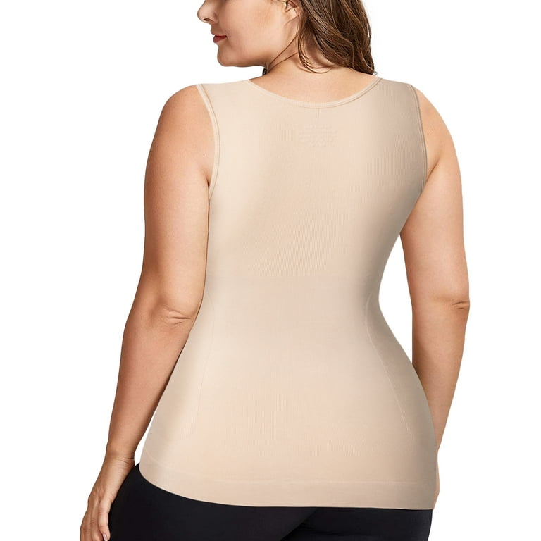 ATTLADY Women's Shapewear Cami Tummy Control Shaping Tank Tops Compression  Camisole Plus Size : : Clothing, Shoes & Accessories