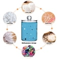 thumbnail image 4 of Robots and Stars Cute Translucent Plastic Cans Storage Canisters with Lid Set of 2, 4 of 7
