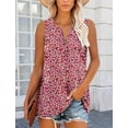 thumbnail image 5 of KISSMODA Women's Tank Tops V Neck Casual Sleeveless Tops for Women 2025 Basic Trendy Tank Oversized Summer Blouses S-3XL, 5 of 5