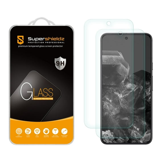 (2 Pack) Supershieldz Designed for Google Pixel 9 Pro XL/ Pixel 10 Pro XL Tempered Glass Screen Protector, Anti Scratch, Bubble Free