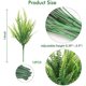thumbnail image 5 of 12PCS Artificial Fern Stem Green Plants Long Lasting Easy to Care Fake Plants for Wall House Room Patio Decor, 5 of 5