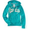 thumbnail image 1 of Sudadera con capucha y cremallera completa Aeropostale para mujer verde mediana, 1 of 1