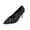Black, variant on Women's Lace Stiletto Pointed Toe Floral Wedding Dress Pumps Comfort High Heels