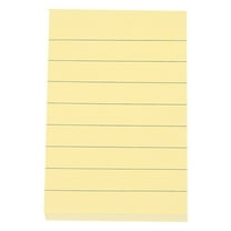 Colored Index Cards Different Sizes,100Sheets Per Pack,Bright Ruled Index Cards, Flash Cards for Studying,Heavy Note Cards for Office,Home,Four Colors,Each Color Individually Wrapped(Yellow,3x2")