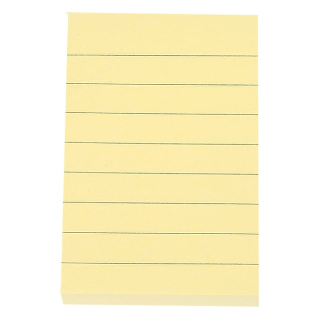 1 Pcs Colored Index Cards,Ruled Index Cards,Lined Flashcards for Studying,Colors Sticky Notes,Lined Colored Note Cards,Note Cards for Office,College,Home Organization,(Yellow,2x2.99 in)