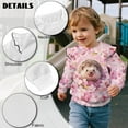 thumbnail image 6 of Garronmavis Hedgehog Kids Pullover Clothes Fashion Cherry Blossom Casual Long Sleeve Fall Winter Tops 8T Casual Clothes for Girls Warm Kids Sweatshirts Pullover for Outdoor Activities, 6 of 7