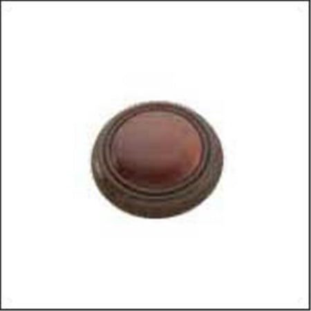Hickory Hardware P715-BCH 1.12 In. Gladstone Black With Cherry Cabinet Knob