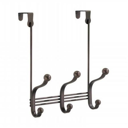 Bronze Door Hook - Lyra 3 Hook Over The Door Hanger, Bronze