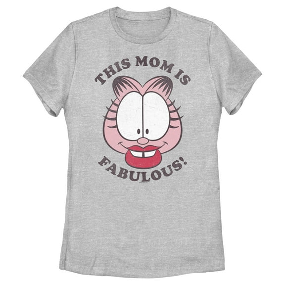 Women's Garfield Arlene This Mom Is Fabulous  Graphic T-Shirt
