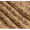 thumbnail image 3 of Soimoi Orange Cotton Poplin Fabric Floral & Paisley Fabric Prints By Yard 56 Inch Wide, 3 of 7