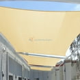 thumbnail image 5 of Sunshades Depot 11' x 15' Sun Shade Sail Rectangle Permeable Canopy Beige Custom Size Available Commercial Standard, 5 of 5