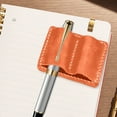 thumbnail image 4 of Oliegs Porte-Stylo Double Rétro en PU pour Voyage, Prise pour Cahier, Capuchon de Stylo en Acier Inoxydable, Support de Rangement pour Stylo Anti-Perte, 4 of 5