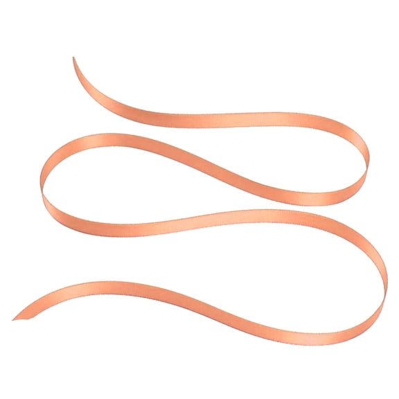 1/8" Double Face Satin Ribbon 100 yards - Peach