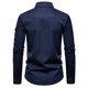 thumbnail image 4 of pstuiky Camisas de manga larga de invierno para hombre, Camisa blusa informal de manga larga con cuello vuelto y botones lisos a la moda para hombre camisetas de hombre m, 4 of 7